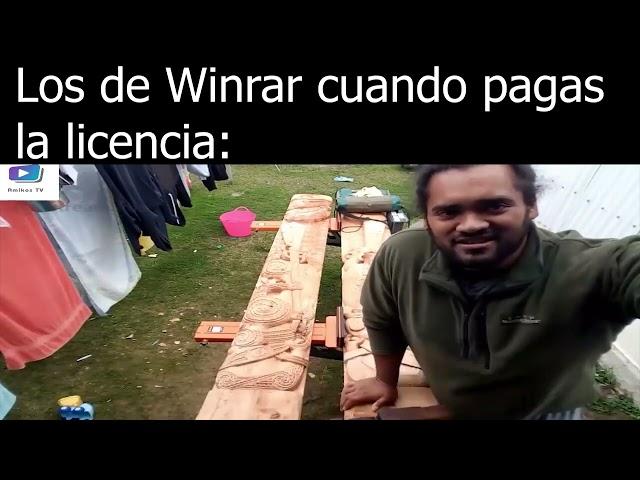 Los de Winrar cuando pagas la licencia: