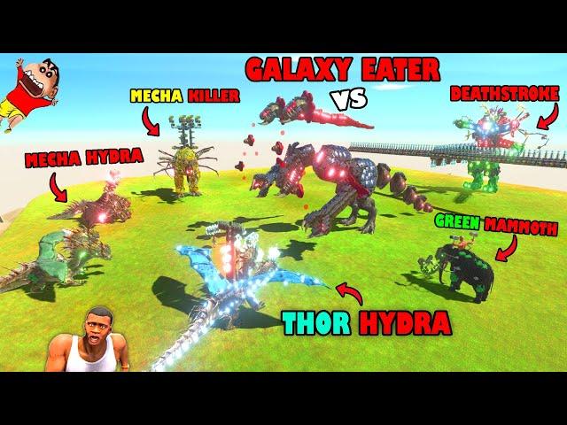 SEASON 1 Units vs GALAXY EATER | THOR HYDRA, MECHA HYDRA, DEATHSTROKE, MECHA KILLER in ARBS SHINCHAN