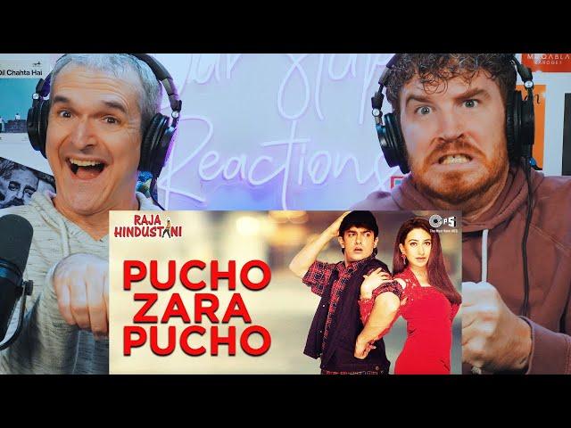 Pucho Zara Pucho | Raja Hindustani | Aamir Khan | Karisma Kapoor | Alka Yagnik  REACTION!!