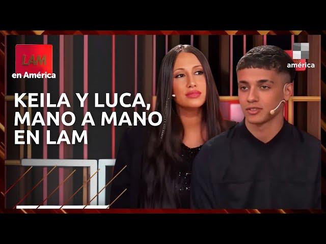  KEILA Y LUCA de Gran Hermano mano a mano con ÁNGEL y las angelitas en #LAM