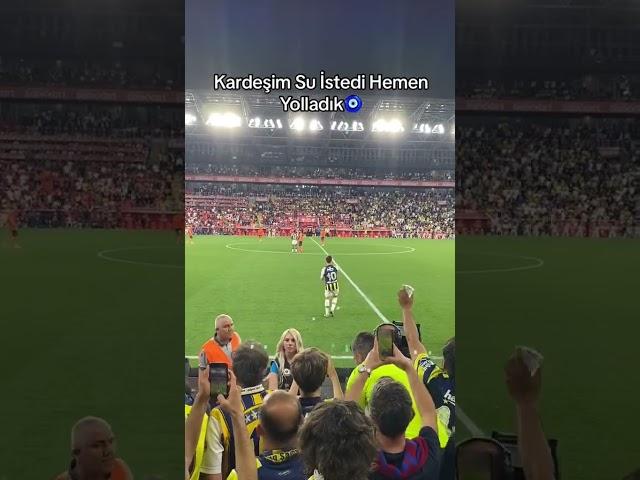 Arda Güler Fenerbahçe Taraftarlarından Su İsterse! 