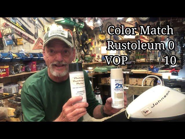 Best Paint for Vintage Outboards - Beta Test Vintage Outboard Paint - Perfect Match Paint