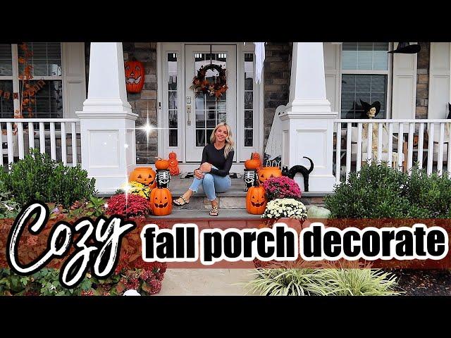 *NEW* COZY FALL PORCH DECORATE WITH ME CLASSIC 90S HALLOWEEN PORCH TIFFANI BEASTON HOMEMAKING 2024