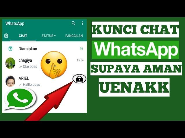 How to Lock Regular Whatsapp Chats