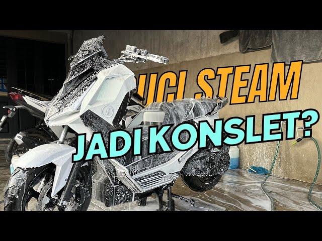 Uji Nyali Cuci Steam Motor Listrik - ALVA Cervo Indonesia