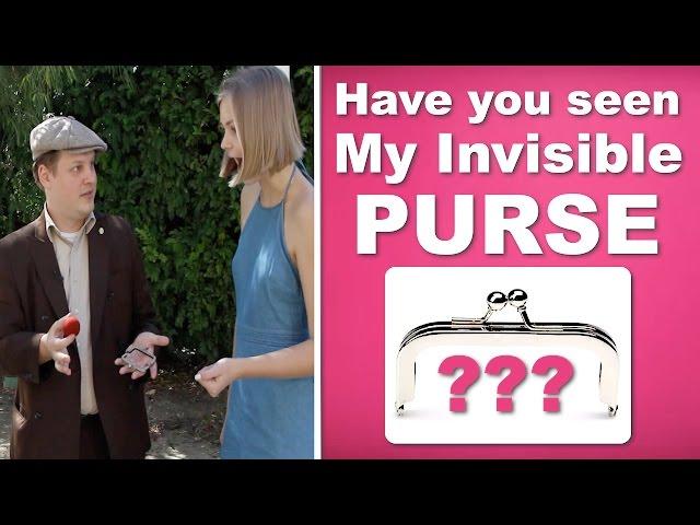 Have You Seen My Purse? | Invisible Purse Sponge Ball Magic Trick!