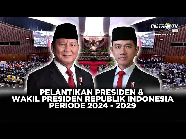 BREAKING NEWS DARI MPR/DPR: PELANTIKAN PRESIDEN & WAPRES PERIODE 2024-2029