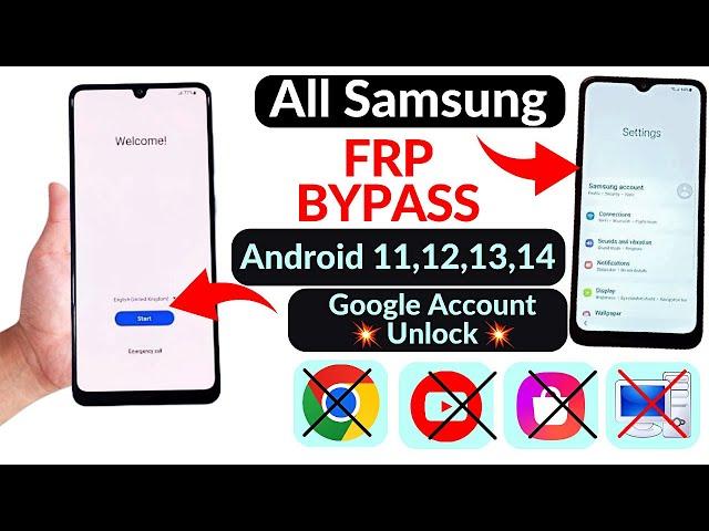 All Samsung Galaxy FRP Bypass Without Pc 2024 Android 11-12-13-14 New Method 2025️Frp Unlock