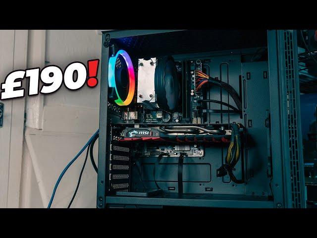 This PC Build was Almost DISASTER – Building a $190 Gaming PC