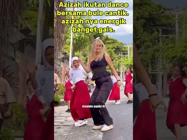 Bocah SD viral‼️ Azizah dance dengan bule cantik #dance #xuhuong #dancer #dancemusic #dancekids #god