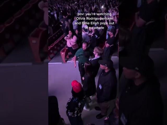 Billie Eilish at Olivia Rodrigo’s concert