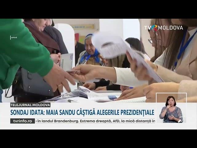 Sondaj: Maia Sandu câștigă alegerile prezidențiale