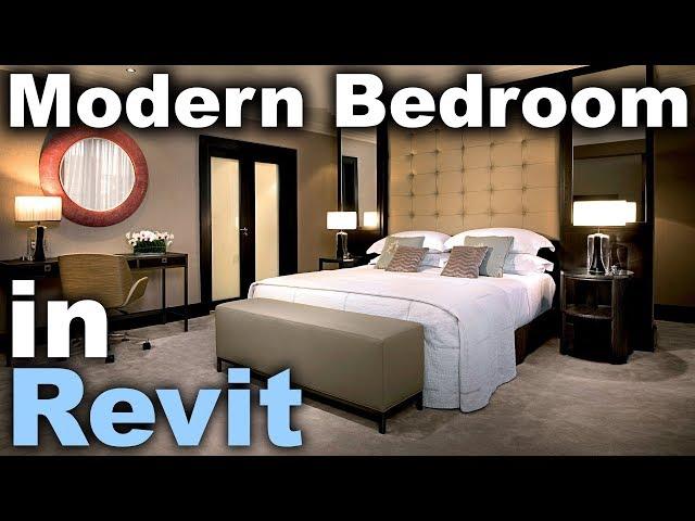 Modern Bedroom in Revit Tutorial (Interior Design in Revit)