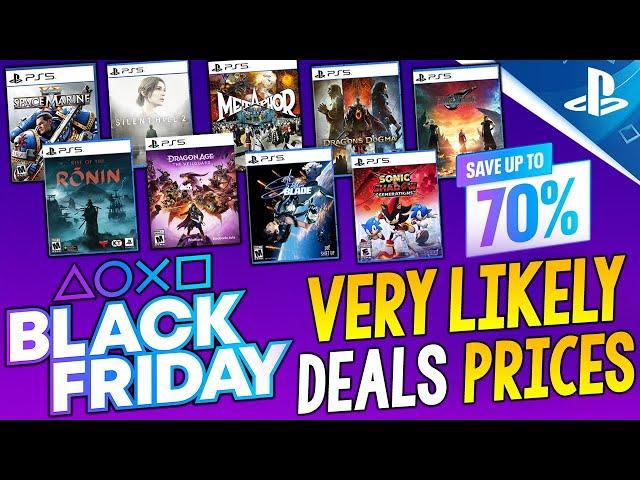 BLACK FRIDAY 2024 PlayStation Deals VERY LIKELY Prices!