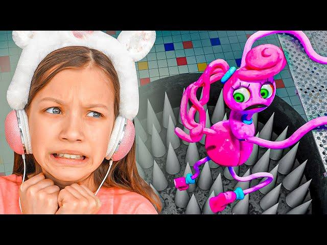 Учу Папу играть в POPPY PLAY TIME * Мама Длинные Ноги * Продолжение Часть 2 / Вики Шоу Плей