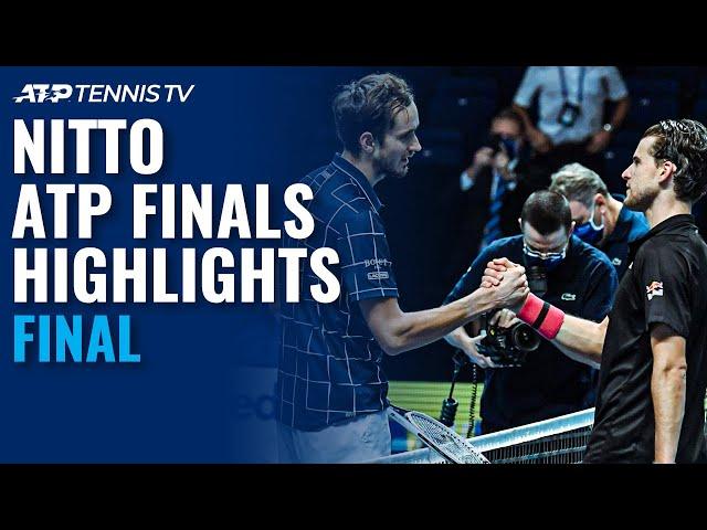 Dominic Thiem v Daniil Medvedev | Nitto ATP Finals 2020 Final Highlights!