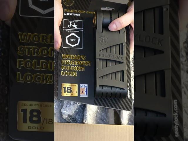 Новый замок Seatylock - Foldylock Forever!