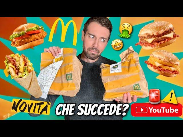 MANGIO TUTTE LE NOVITÀ DEL MC DONALD’s E VI PARLO DEI PROBLEMI DI YOUTUBE! | Mukbang