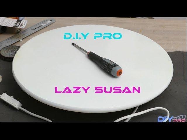 How to build a good Lazy Susan or motorize table