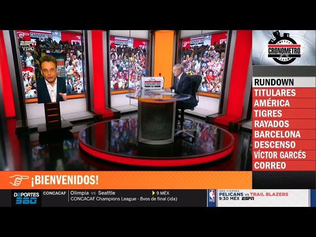 Cronometro ESPN Programa Completo 20/Feb/2020