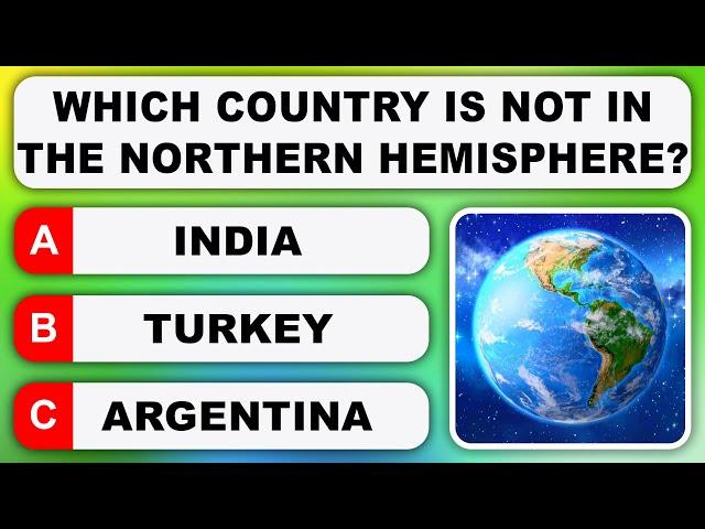 Test Your World Knowledge - 30 Question Geography Quiz Challenge