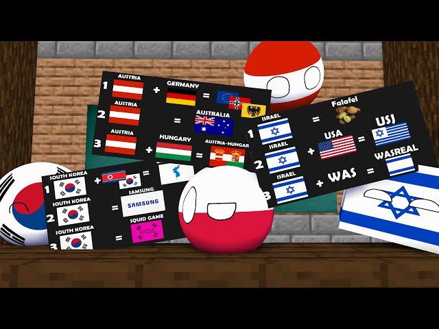 Countryballs School: Drawing Random Flags 2 (Minecraft Animation)