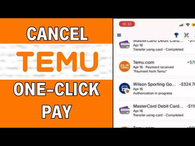 How To Cancel One Click Pay On Temu | LATEST GUIDE