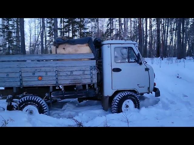 Тяжёлый заезд в тайгу на двух УАЗах