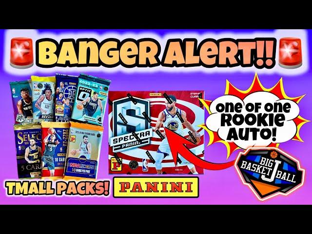 ONE OF ONE ROOKIE AUTO!BANGER ALERT  Ripping Panini TMall Basketball Packs + Spectra Box Break!