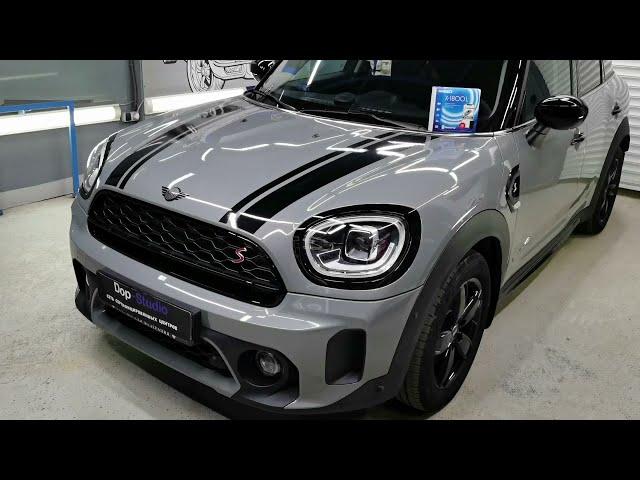 MINI Countryman установка сигнализации Пандора X1800l с автозапуском через приложение Москва