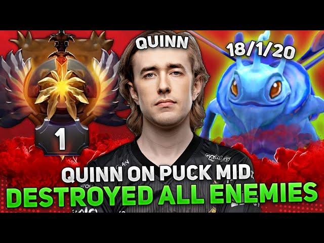 QUINN DESTROYED ALL ENEMIES on PUCK MID in 10.800 MMR!