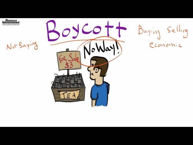 Boycott Definition for Kids