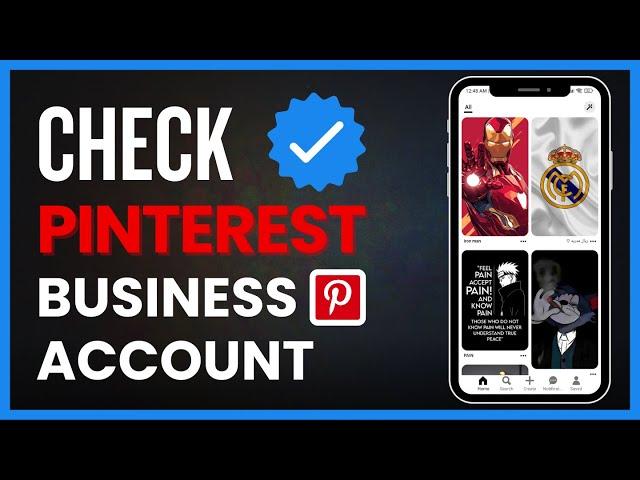 how to check that your pinterest account is business account in mobile 2025