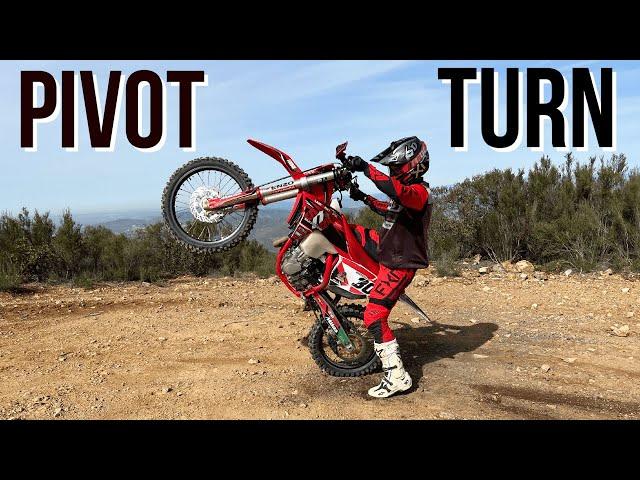 How To Pivot Turn | Easy To Learn Hard Enduro Riding Tip