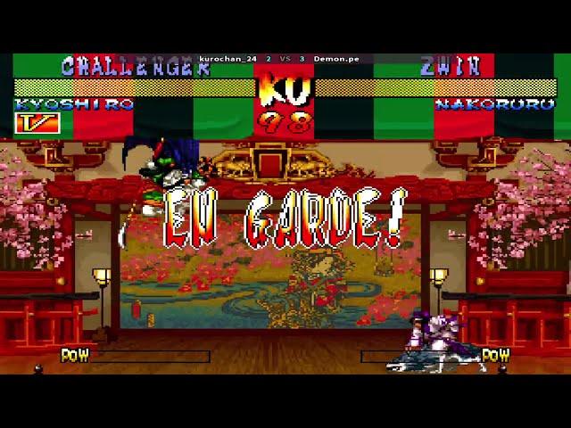 Samurai Shodown III ( kurochan_24 Vs Demon.pe ) || Play date 24 Nov 24