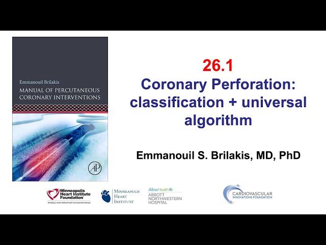 26.1 - Manual of PCI - Perforation overall management