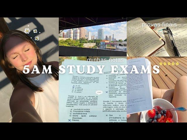 5am study vlog produtivo | exames finais, minhas notas, desabafo!!