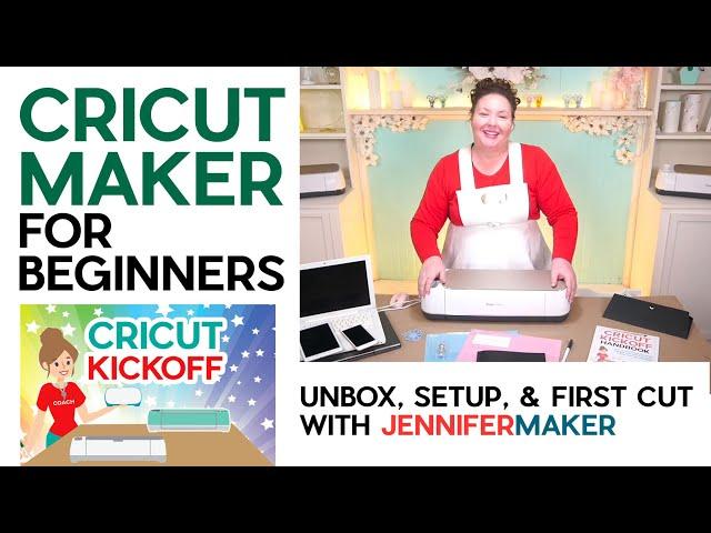 Cricut Maker for Beginners: Unboxing, Setup & First Cut * Cricut Kickoff: Lesson 1