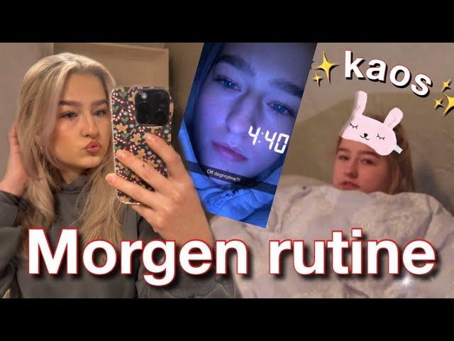 Kaos morgen rutine‍️|Vlogmas 15