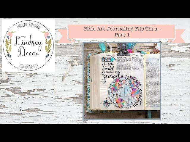 Bible Art Journaling Flip-Thru - Part 1