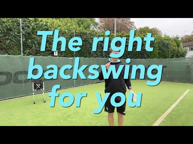 Improve your serve - the right backswing for you