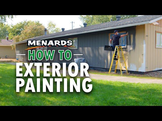 How To Paint Your Home's Exterior | Menards