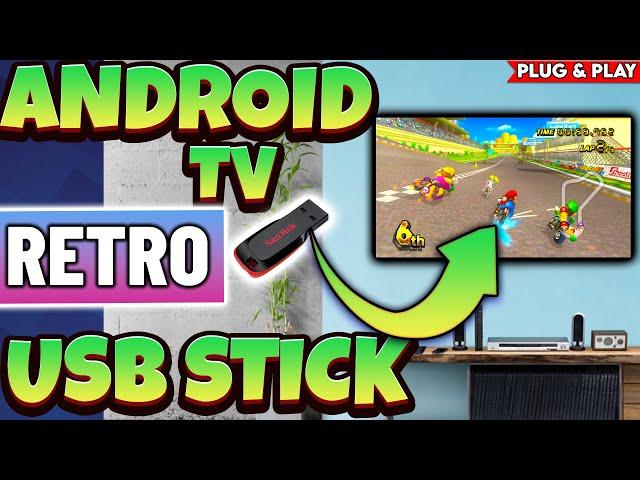 Android TV to Retro Gaming Console USB Stick !