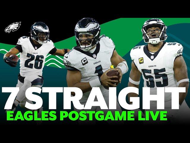 Saquon Barkley & the Eagles crush Rams in 7th straight win | Eagles Postgame Live