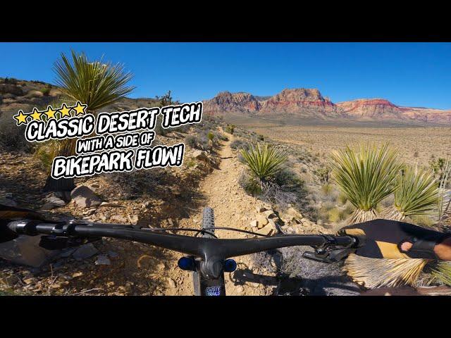 Now THIS is a FIVE STAR MTB TRAIL! Mountain Biking Ebb'N Flow in Las Vegas, NV