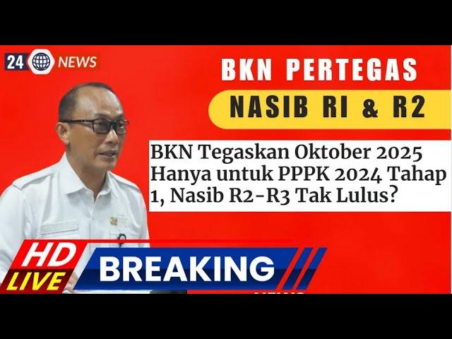  PENTING!!! BKN PERTEGAS NASIB R2 dan R3, APAKAH SELESAI OKTOBER 2025 ?