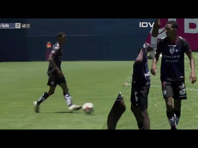 15 Year Old Edwin Quintero vs LDU Quito (1 Assist) The Most Perfect Neymar Regen