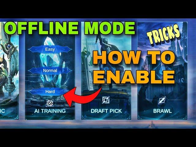 HOW TO PLAY OFFLINE MOBILE LEGENDS | How To Enable Offline Mobile Legends