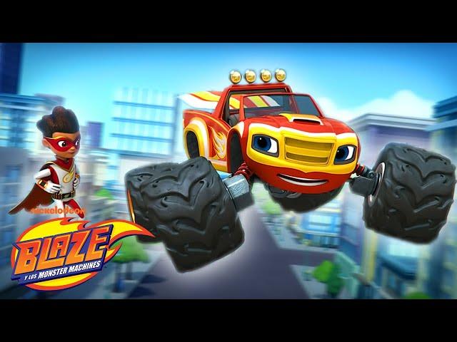 Story Time: Super Blaze vs. Wrecking Robots!| Blaze and the Monster Machines