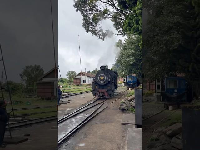 A slow ride through heaven’s backyard. ️ #shortsviral ￼#toytrain #ooty #travel #winter #clouds